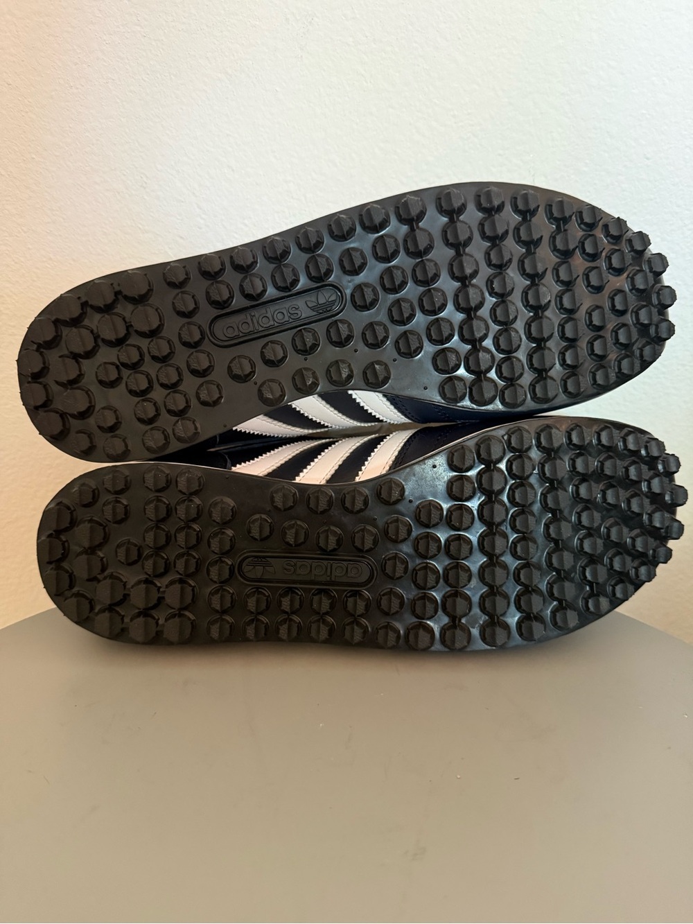 Adidas L.A. Trainer OG Navy Leather Women’s 7.5 / Men’s 6 NEW 2013 Reissue Rare - Picture 6 of 7